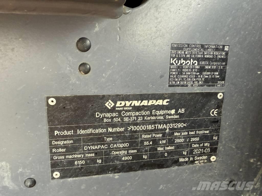 Dynapac CA 1300 D Cilindros Compactadores monocilíndricos