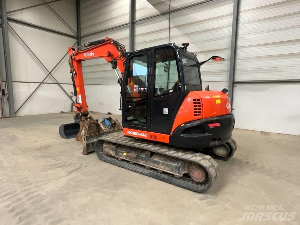 Kubota KX 080-4 A 2 Escavadoras Midi 7t - 12t