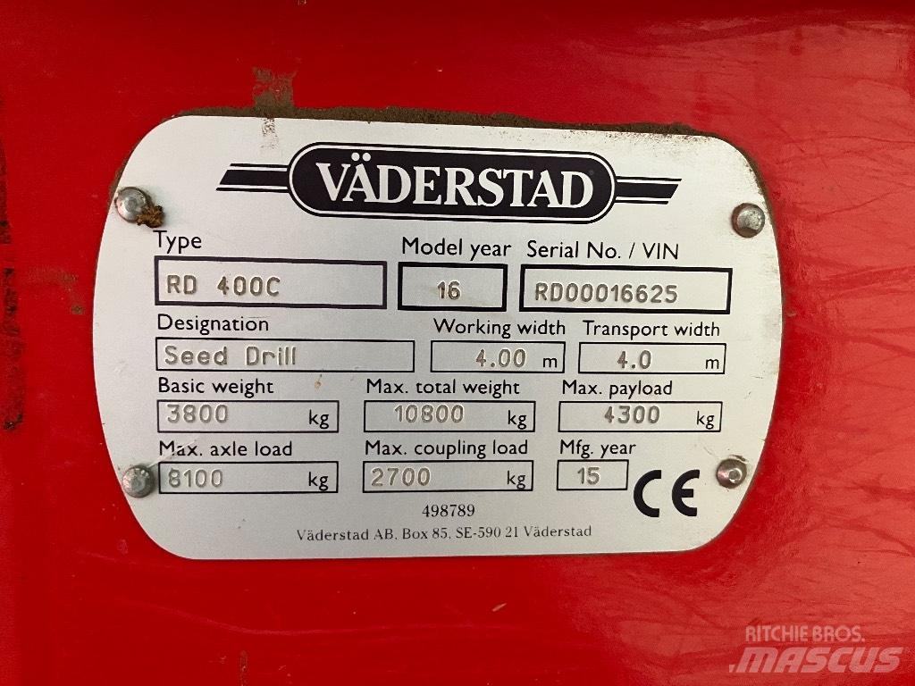 Väderstad Rapid400C Perfuradoras