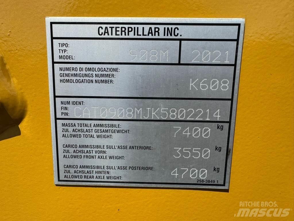 CAT 908M CE + EPA Pás carregadoras de rodas