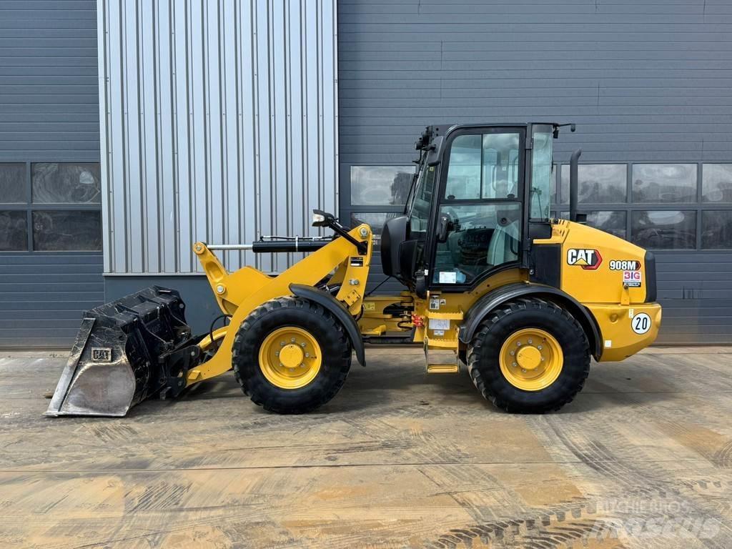 CAT 908M CE + EPA Pás carregadoras de rodas