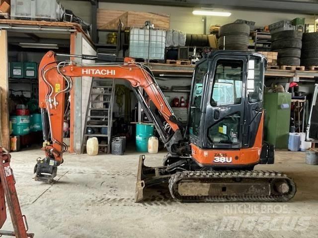 Hitachi ZX38U Mini Escavadoras <7t