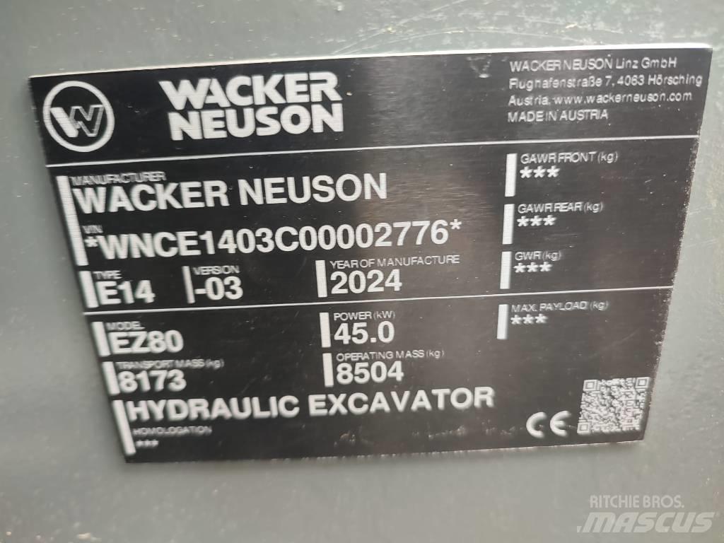 Wacker Neuson EZ 80 Escavadoras Midi 7t - 12t