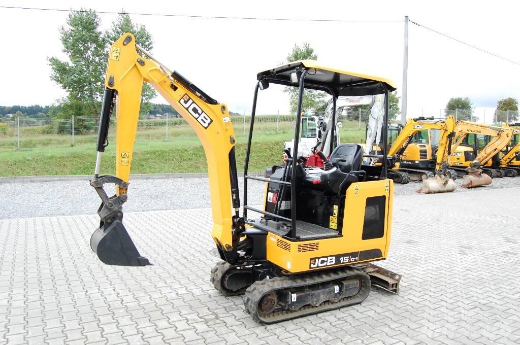JCB 15 C-1 JCB 16C-1 Mini Escavadoras <7t