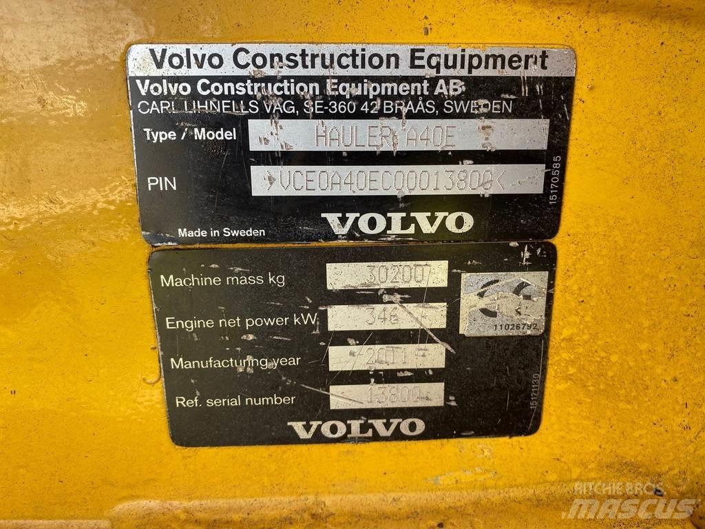 Volvo A40E Camiões articulados