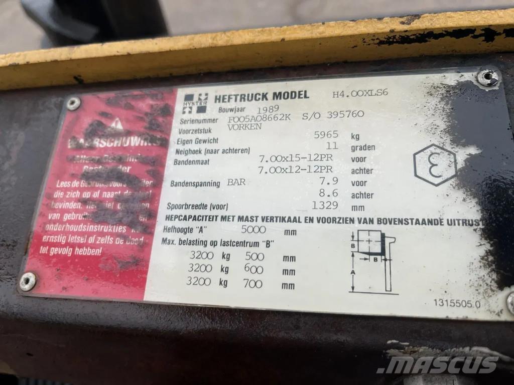 Hyster H4 * 00XLS6 Empilhadores Diesel