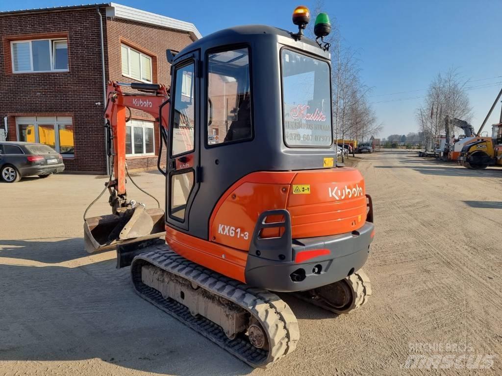 Kubota KX 61-3 Mini Escavadoras <7t