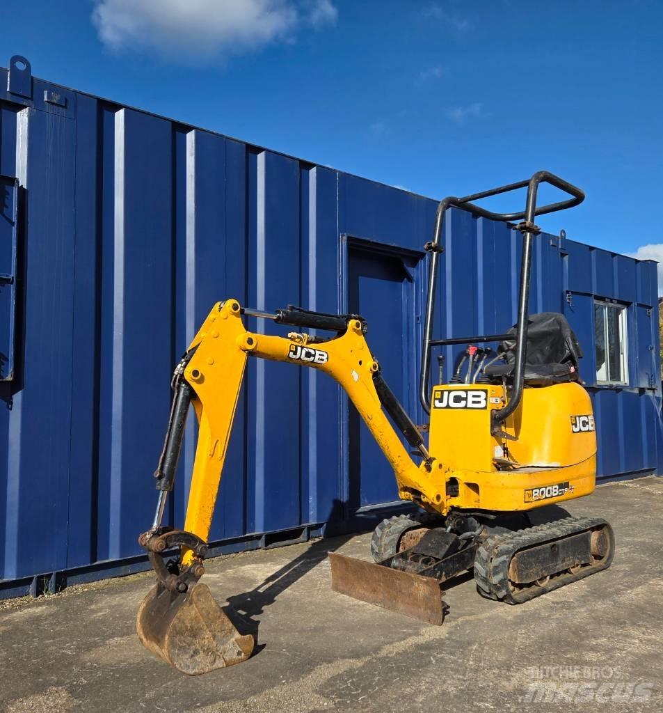 JCB 8008 CTS 3 Bkts Mini Escavadoras <7t