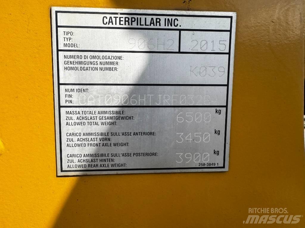 CAT 906H2 Pás carregadoras de rodas