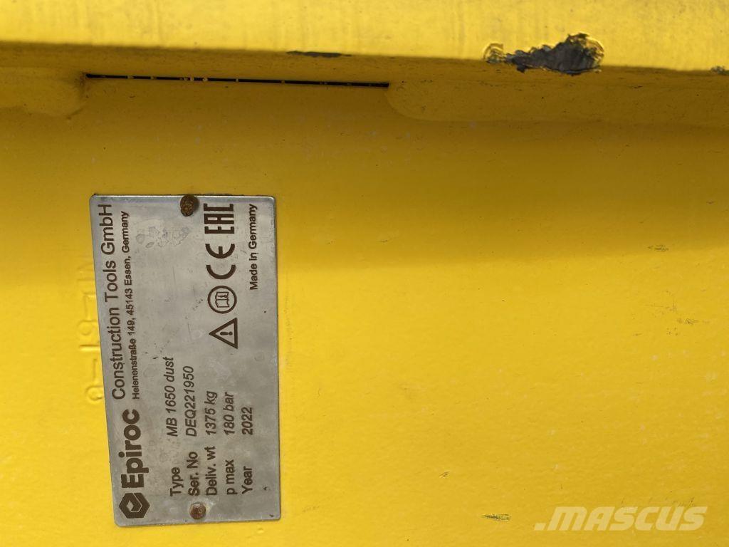 Epiroc MB1650D Martelos Hidráulicos