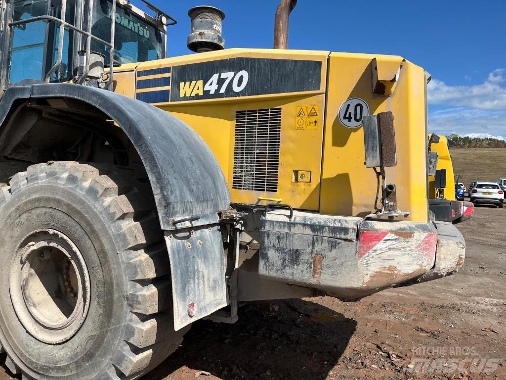 Komatsu WA 470 Pás carregadoras de rodas