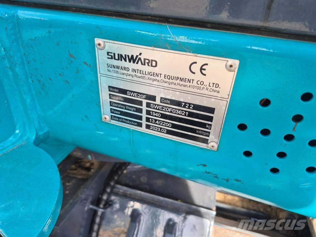 Sunward SWE 20 F Mini Escavadoras <7t