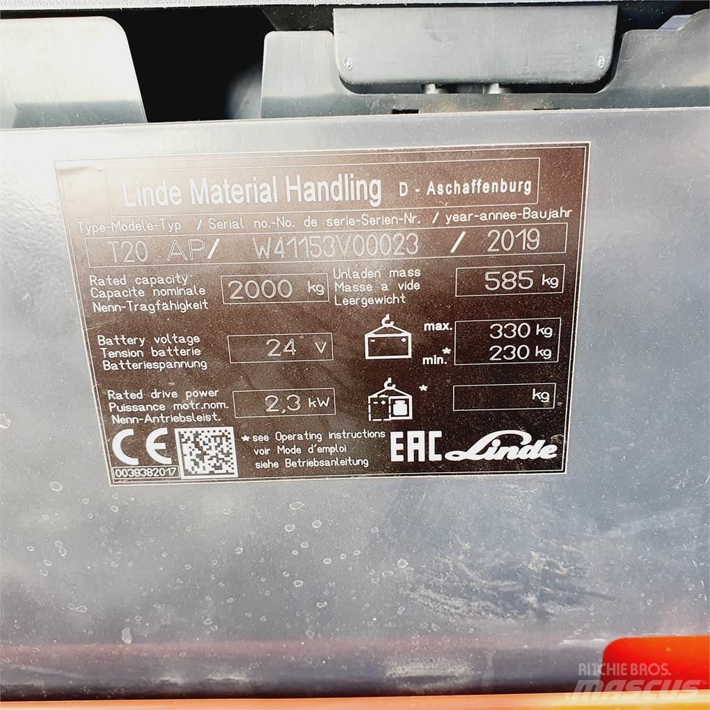 Linde T20AP Narrow Porta palettes