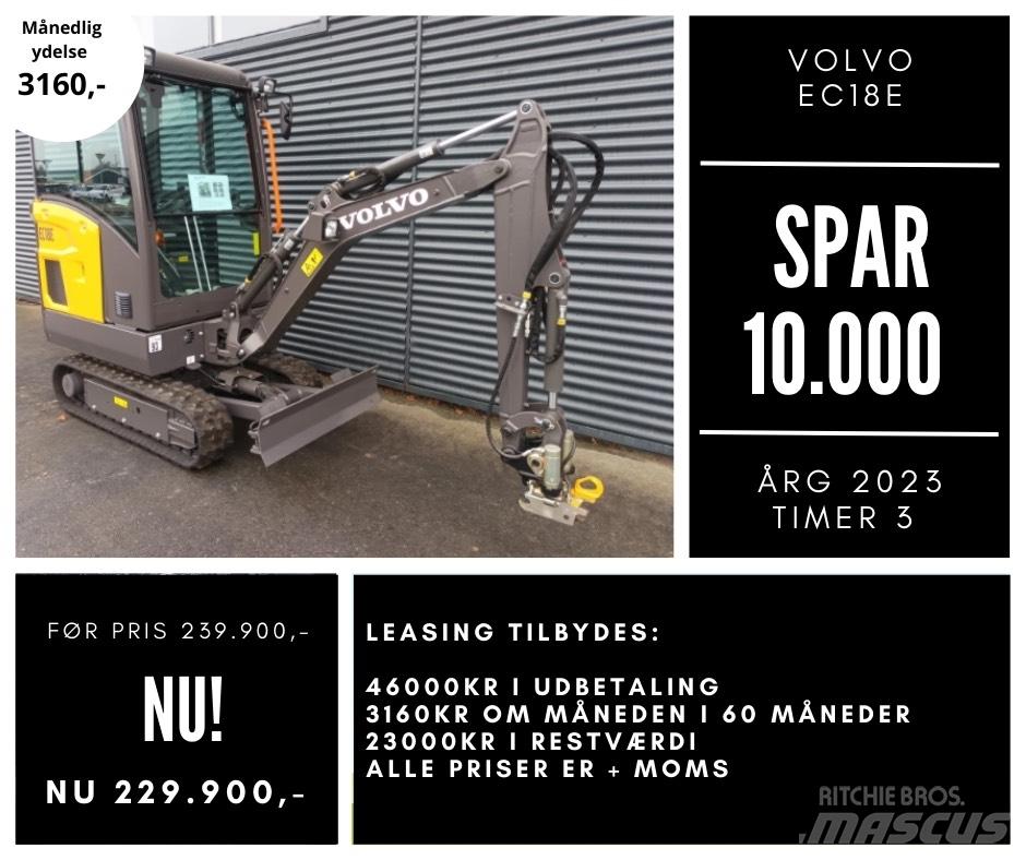 Volvo EC 18 E Mini Escavadoras <7t