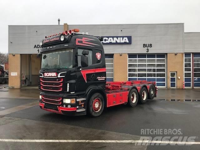 Scania R 500 Camiões caixa desmontável com elevador de cabo