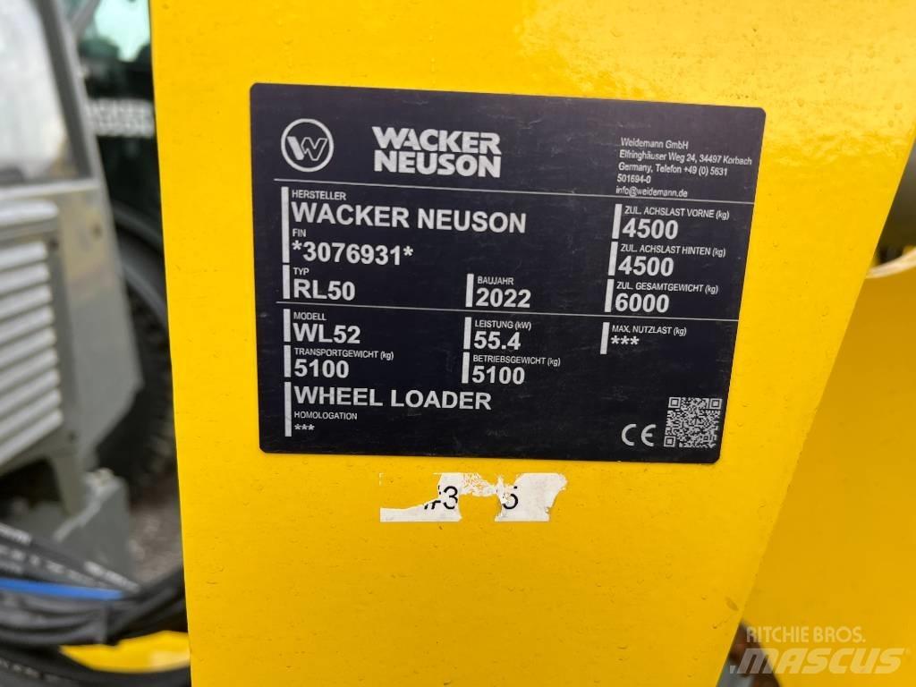 Wacker Neuson WL 52 Pás carregadoras de rodas