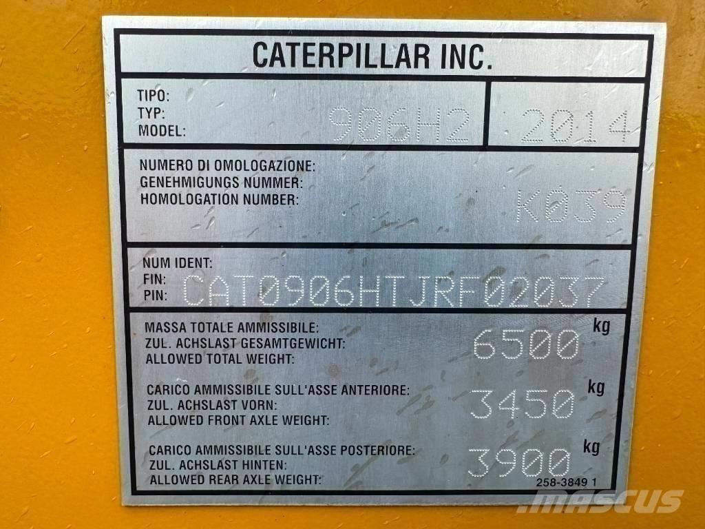 CAT 906 H 2 Pás carregadoras de rodas