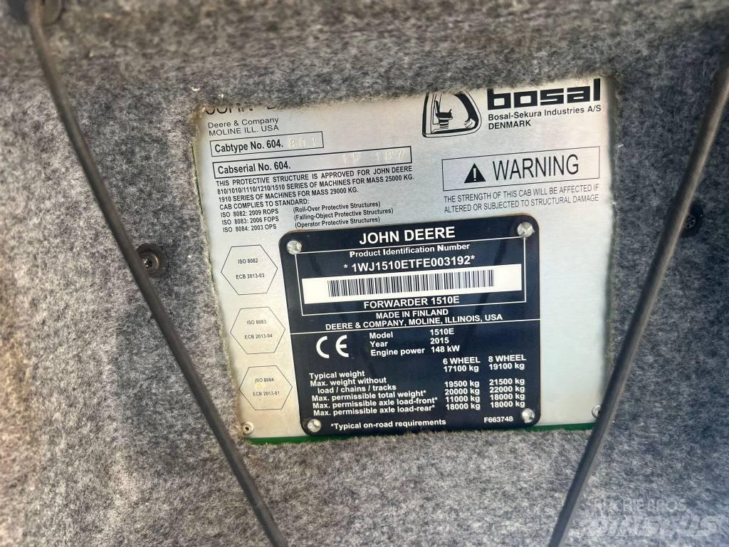 John Deere 1510 E Forwarders florestais