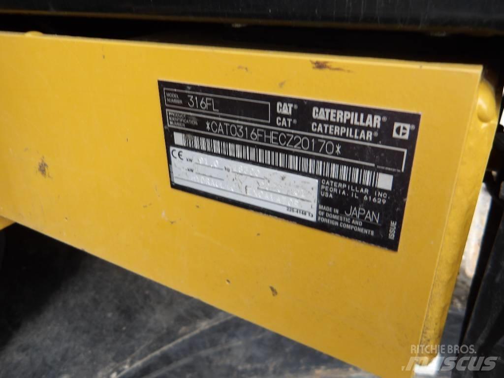 CAT 316 F Escavadoras de rastos