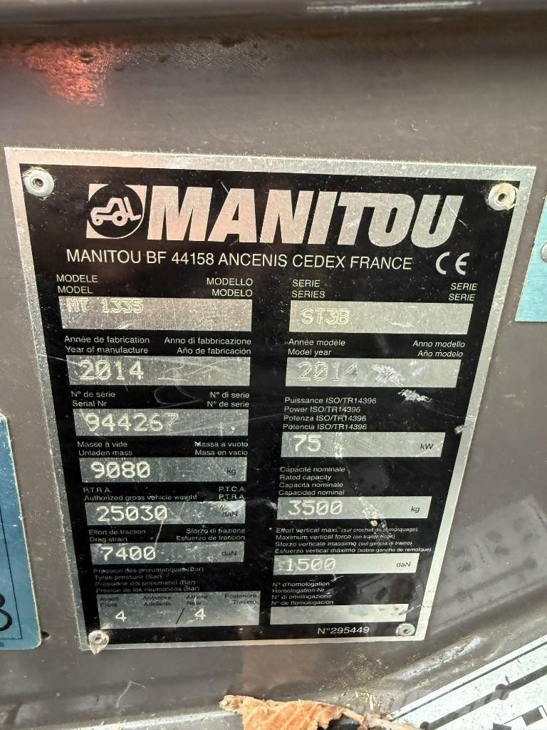 Manitou MT 1335 ST3B Manipuladores telescópicos