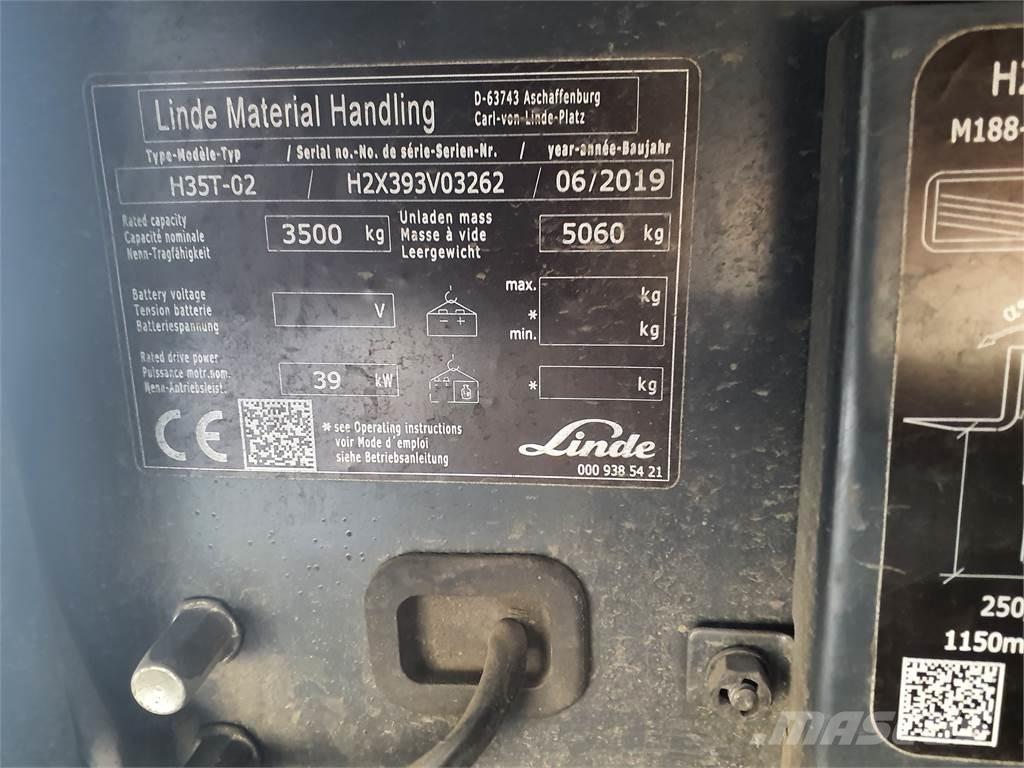 Linde H35T Empilhadores a gás