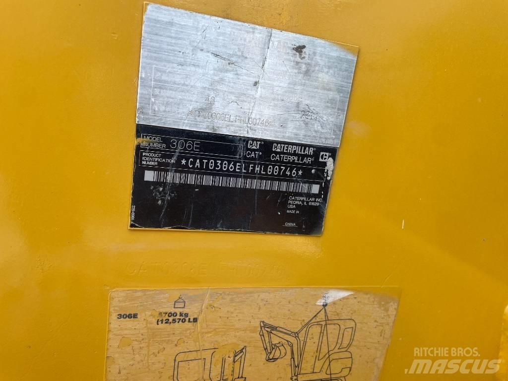 CAT 306E2 Mini Escavadoras <7t