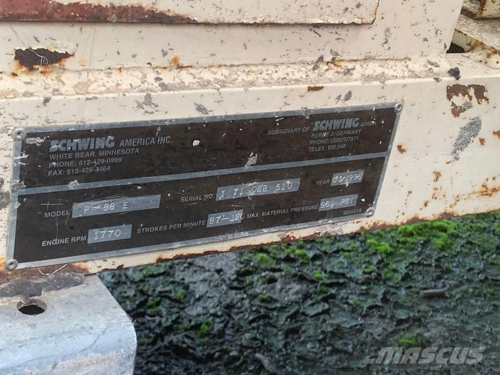 Schwing P88E Camiões bomba Betão