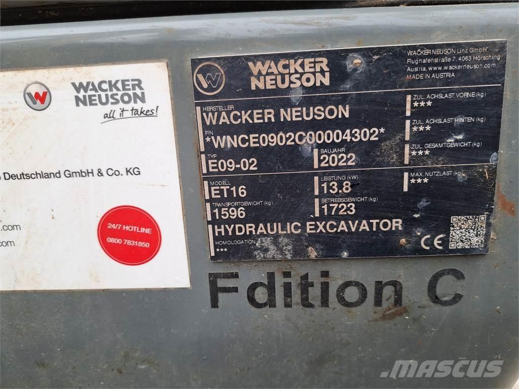 Wacker Neuson ET16 Escavadoras de rastos