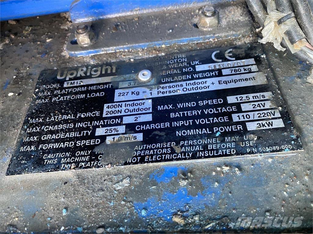 Snorkel TM12 Plataformas de Mastro Vertical