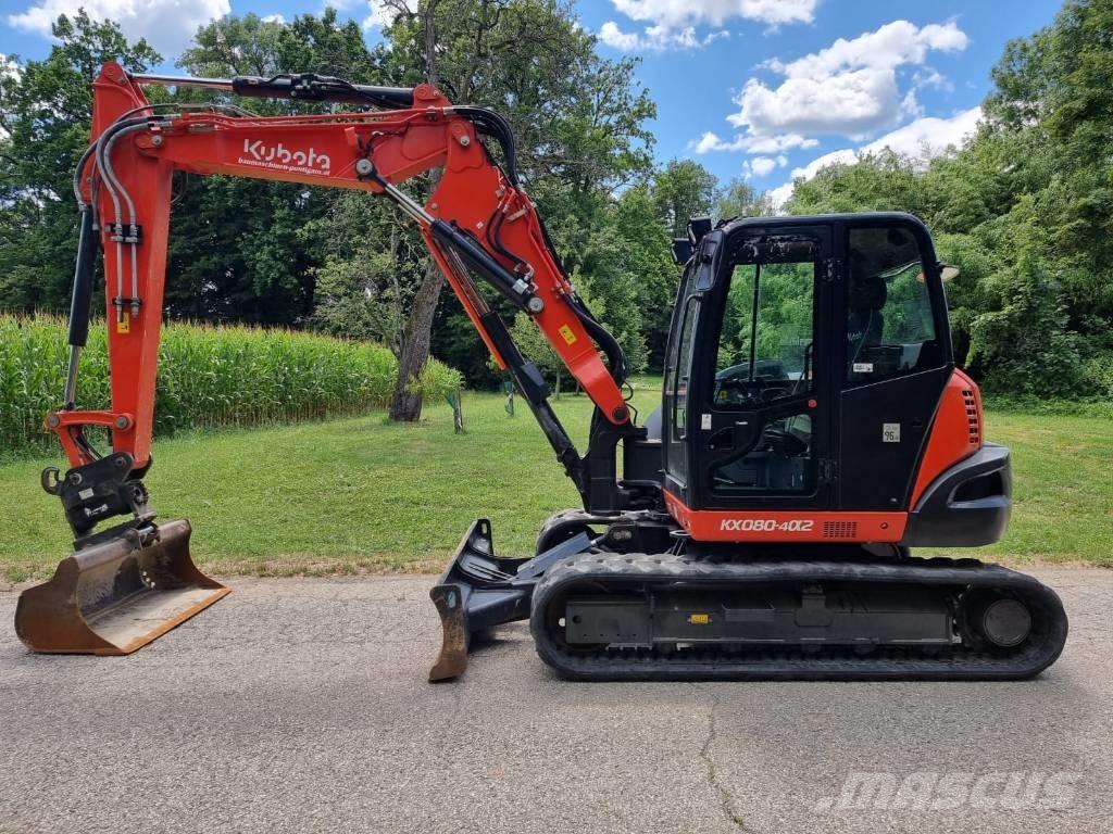 Kubota KX 080-4a2 Escavadoras Midi 7t - 12t