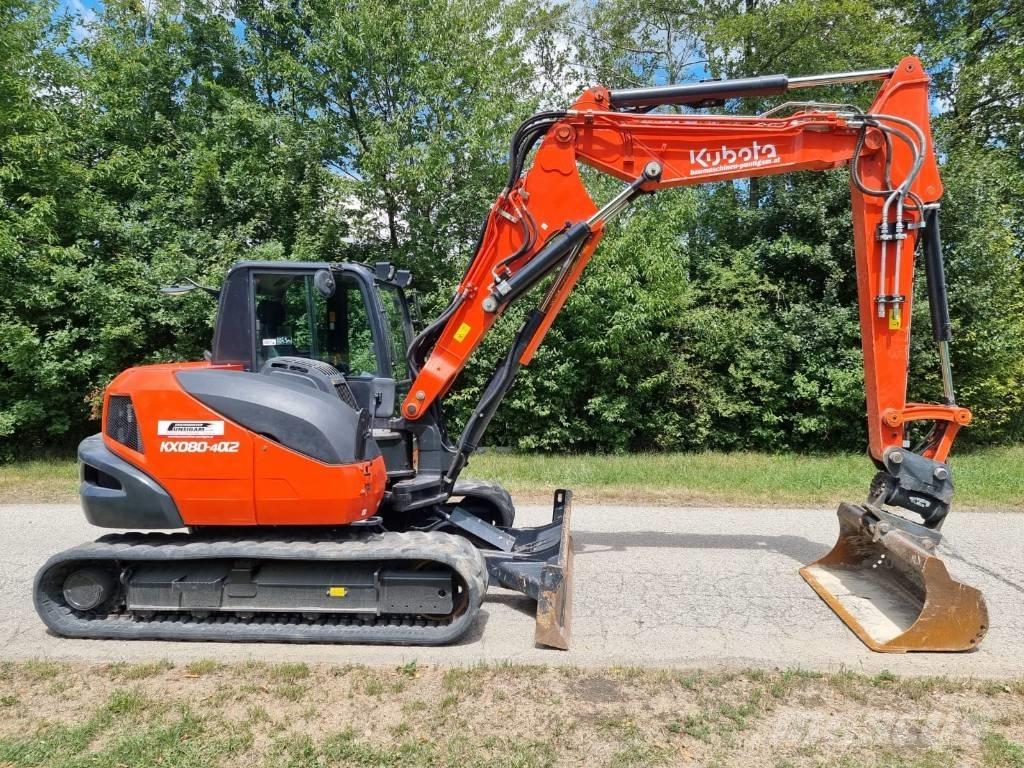 Kubota KX 080-4a2 Escavadoras Midi 7t - 12t