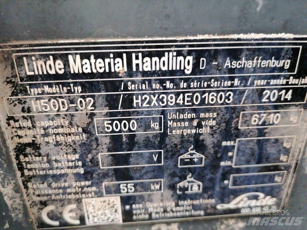 Linde H50D-02 Empilhadores Diesel