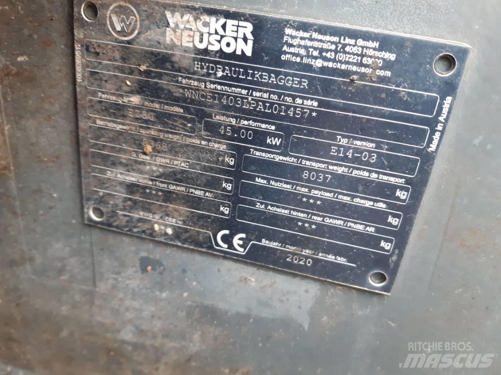 Wacker Neuson EZ80 Escavadoras de rastos