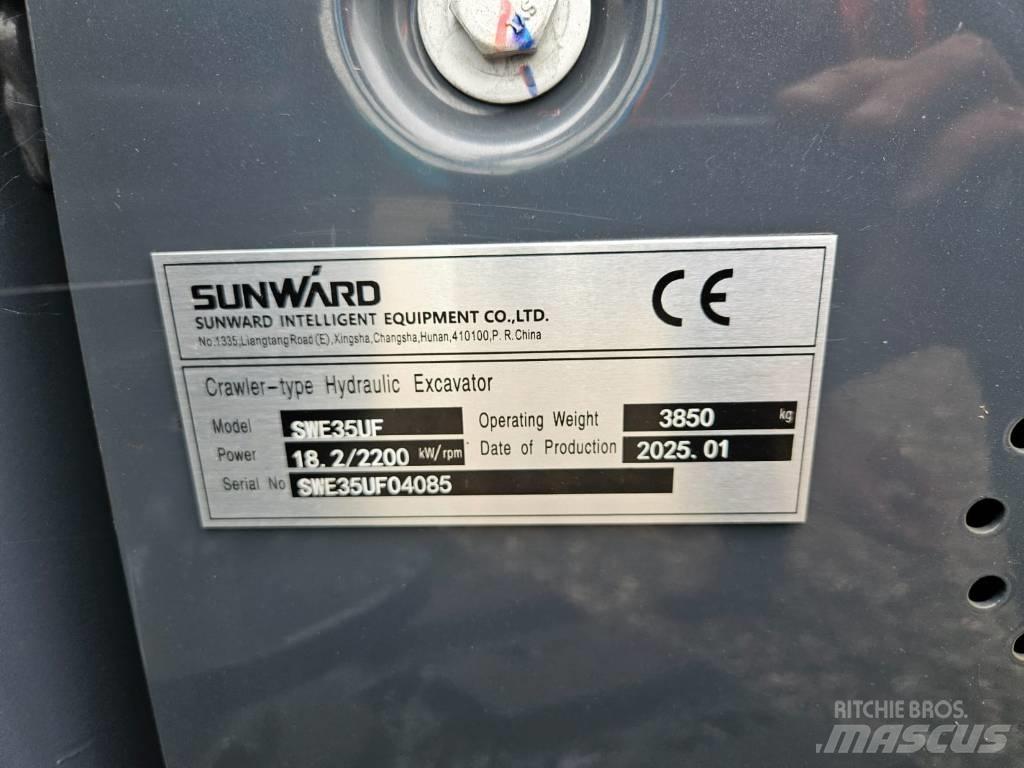 Sunward SWE 35 UF Mini Escavadoras <7t