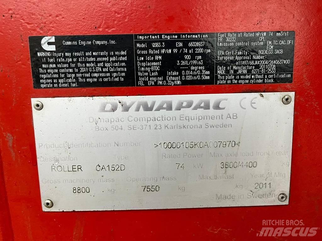 Dynapac CA152D Cilindros Compactadores monocilíndricos