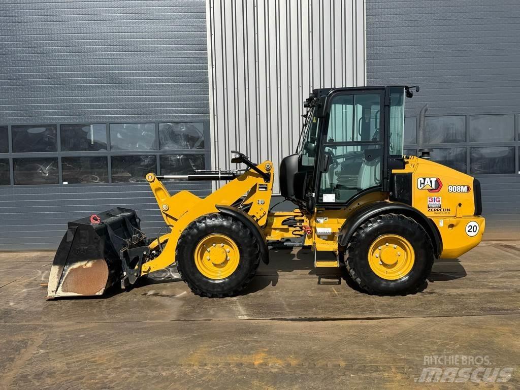 CAT 908M Pás carregadoras de rodas