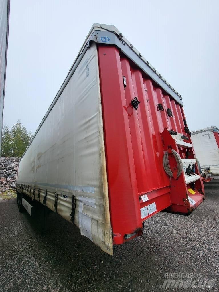 Krone Curtain Low Semi Reboques Cortinas Laterais
