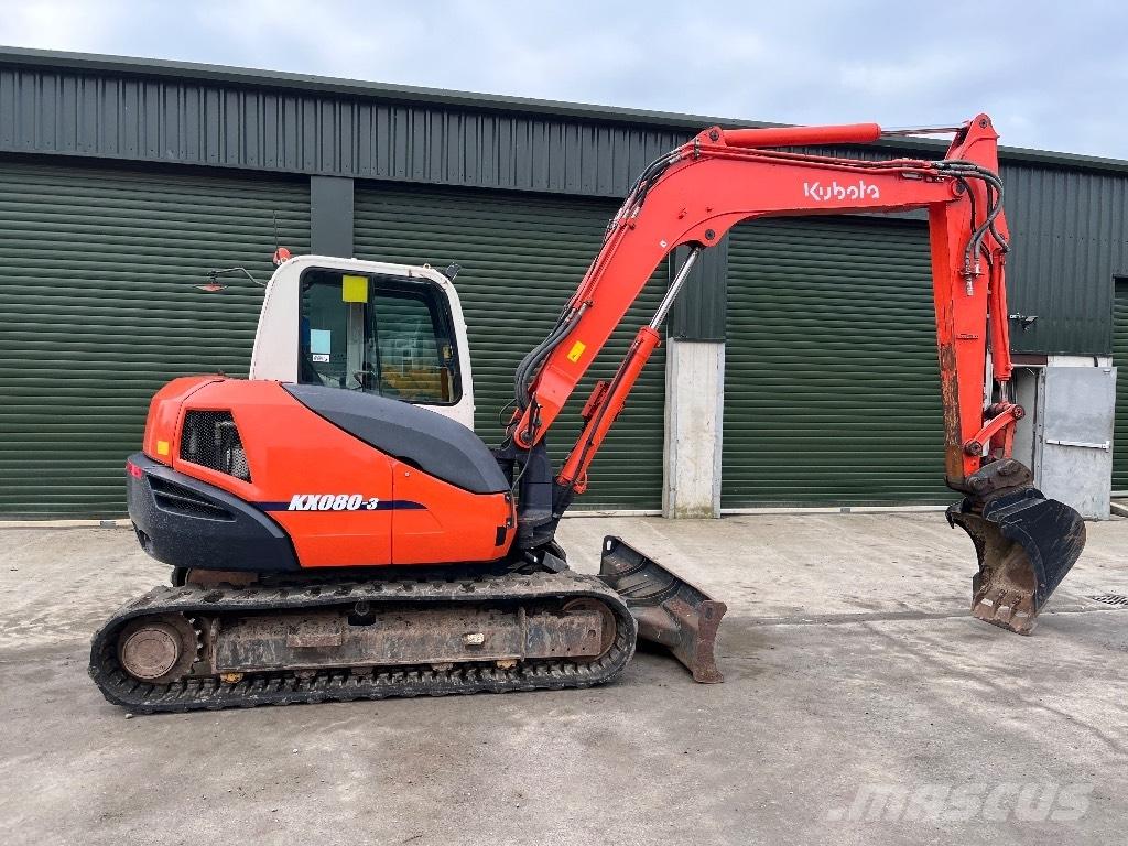 Kubota KX 080-3 Mini Escavadoras <7t