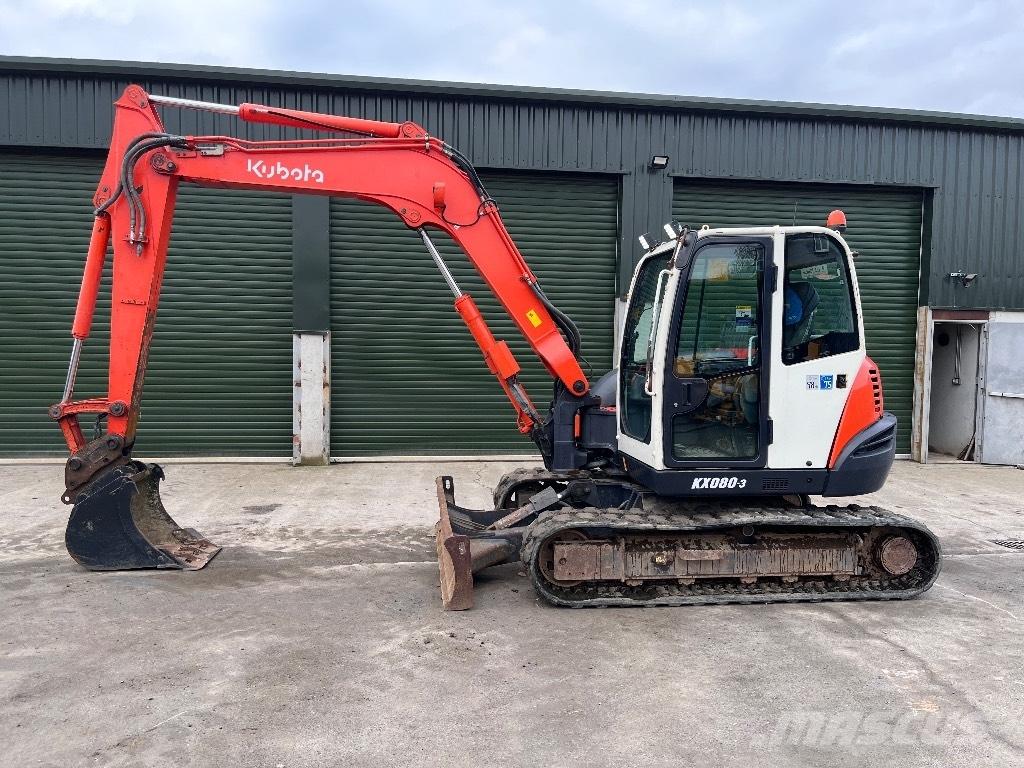 Kubota KX 080-3 Mini Escavadoras <7t