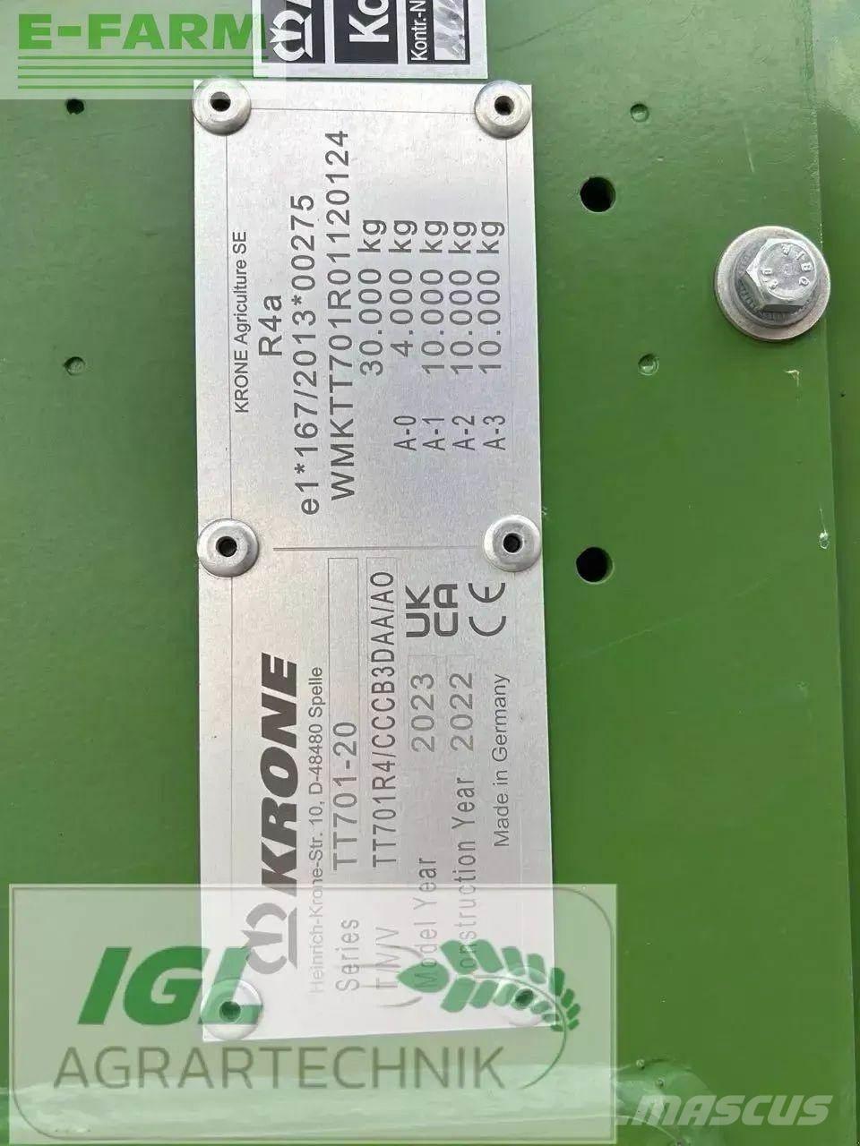 Krone tx 560 Carrinhos de grão