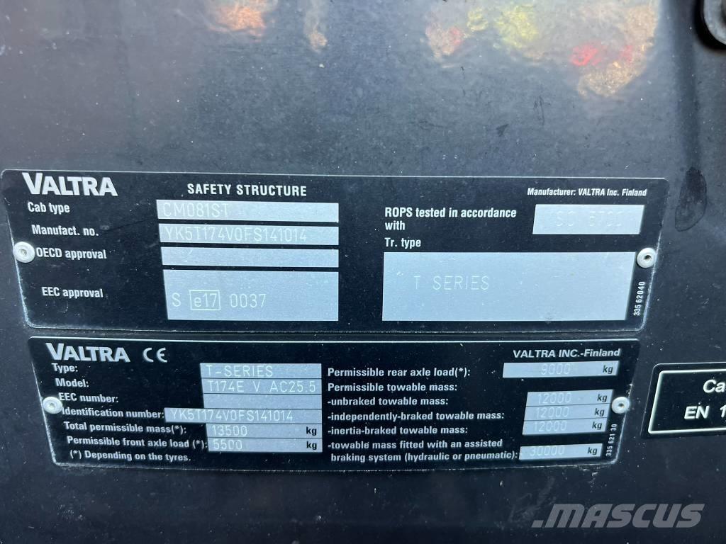 Valtra T 174 Versu Tratores Agrícolas usados