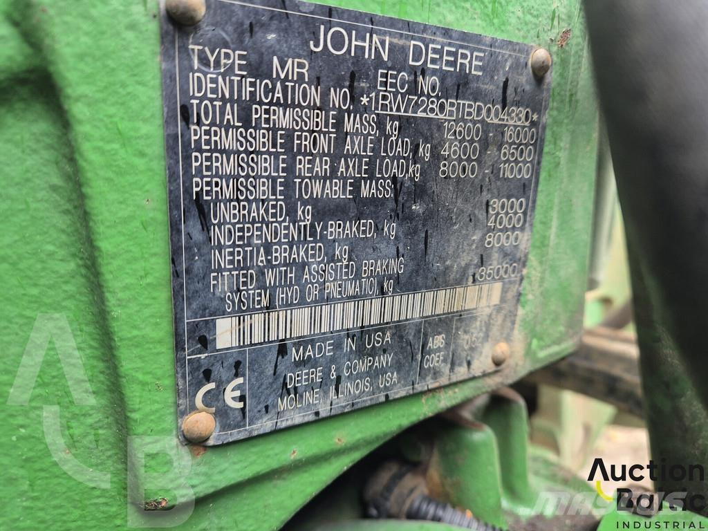 John Deere 7280 R Tratores Agrícolas usados