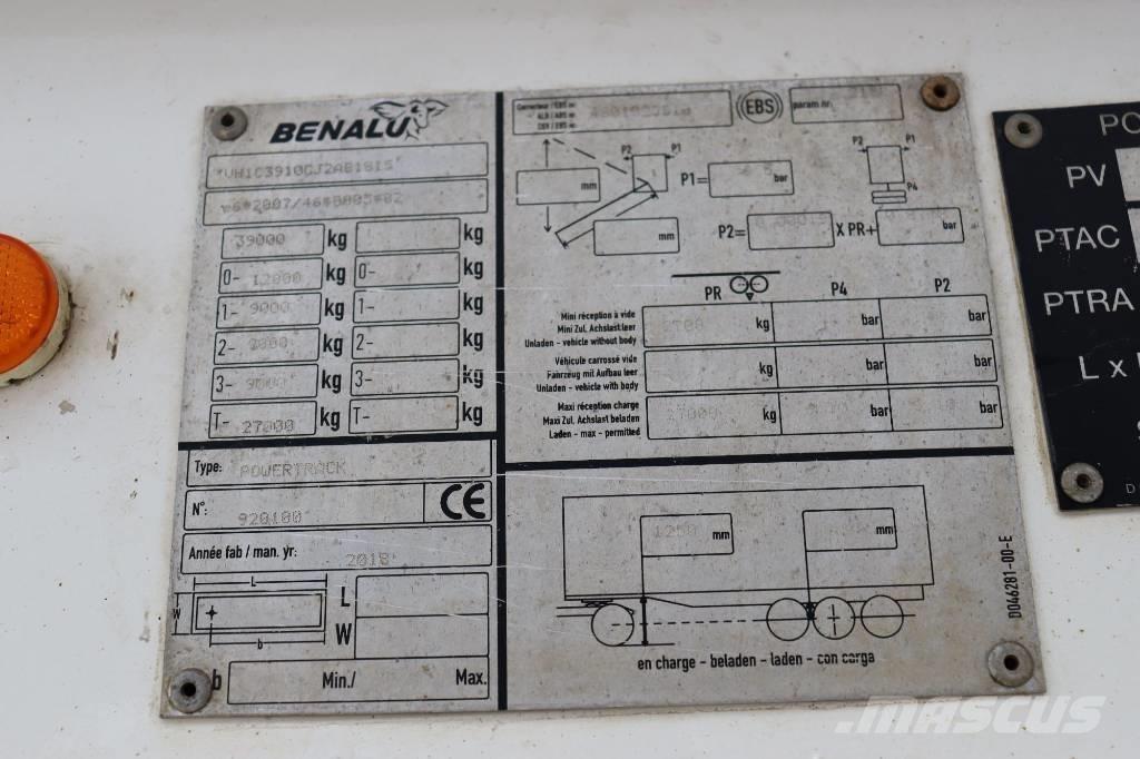 Benalu powertrack Reboques basculantes