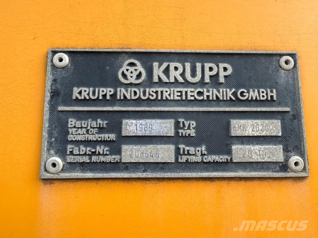 Krupp KMK 2020 Gruas Todo terreno