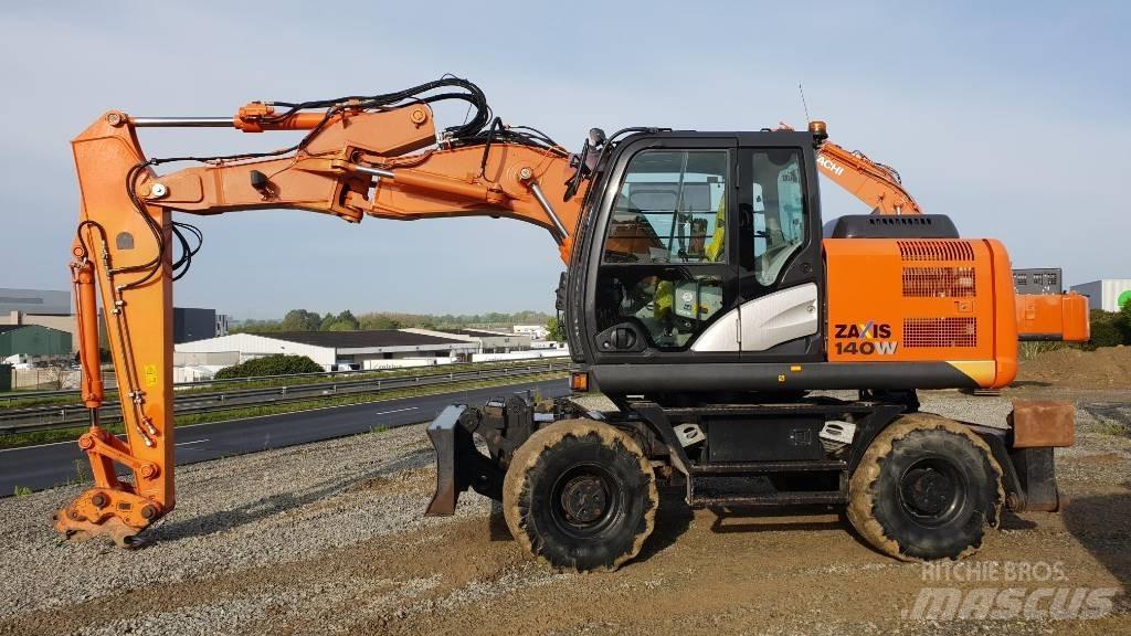Hitachi ZX140W-5B Escavadoras de rodas