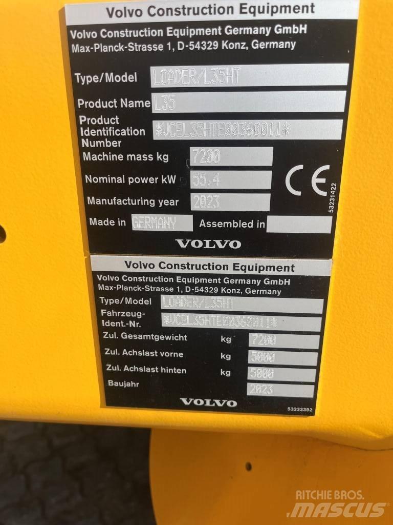 Volvo L35H Pás carregadoras de rodas