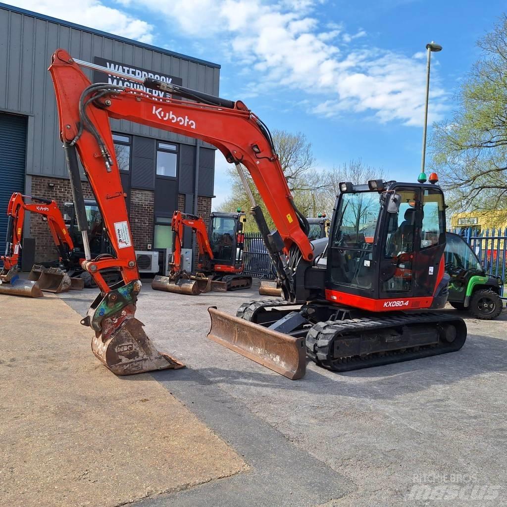 Kubota KX080-4 Escavadoras Midi 7t - 12t