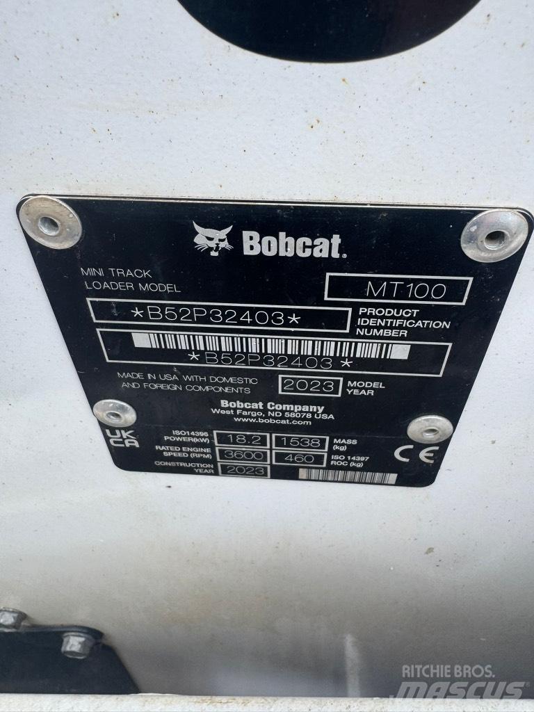 Bobcat MT 100 Pás Carregadoras de rastos