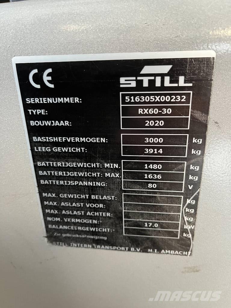 Still RX 60-30 Empilhadores eléctricos