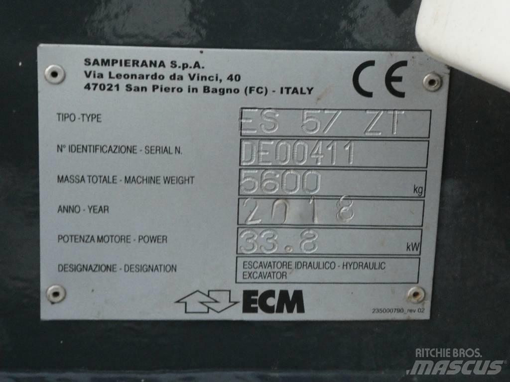 ECM ES 57 ZT Mini Escavadoras <7t